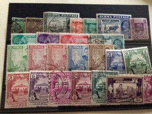 Burma  mounted mint & used  stamps  A11528