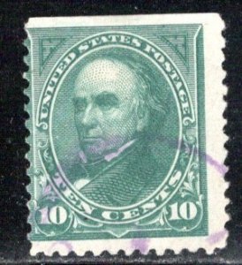 United States Scott # 258, used, thin