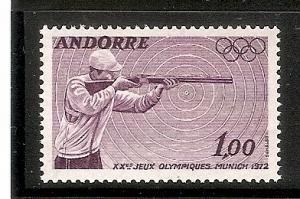 Andorra-French 213 MNH 1972 Olympic Games