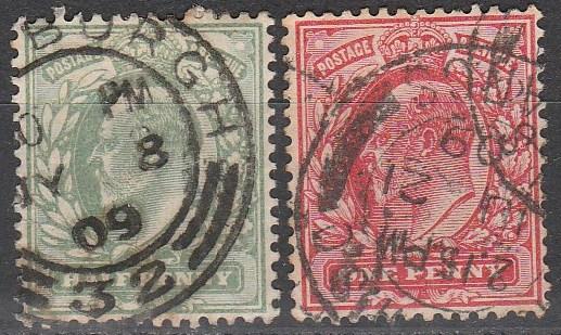 Great Britain #127-8 F-VF Used  CV $3.35 (S2719)