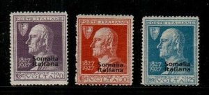 Somalia Scott 97-9 Mint hinged (Catalog Value $36.00) 