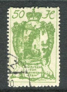 LIECHTENSTEIN; 1920 early Pictorial issue fine used 50h. value