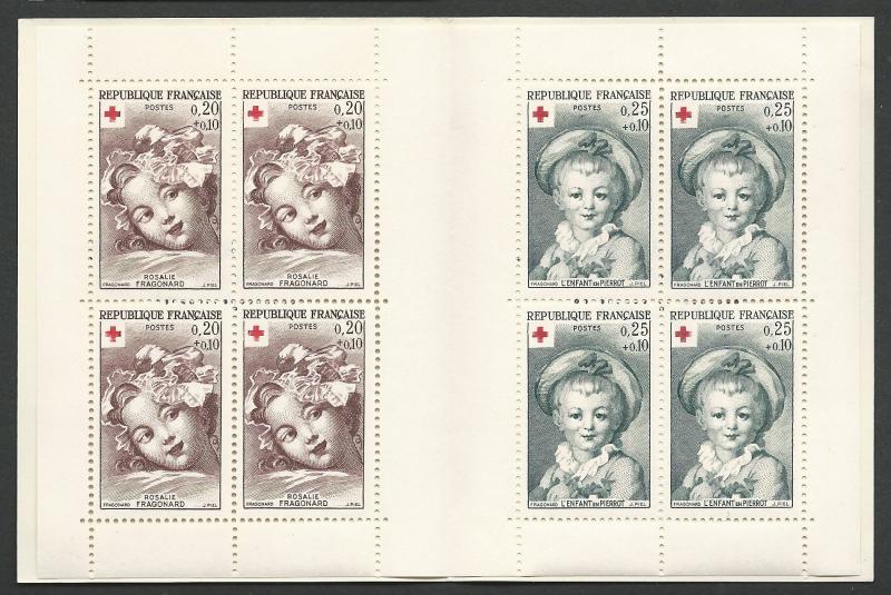 France # B365a  Red Cross - Booklet 1962 (1) Mint NH