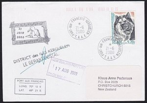 FRENCH ANTARCTIC TAAF 2000 cover - Kerguelen...............................B3887