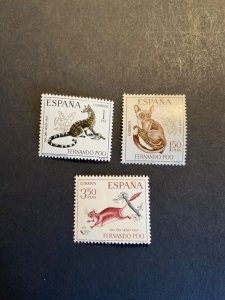 Stamps Fern Po Scott #248-50 hinged