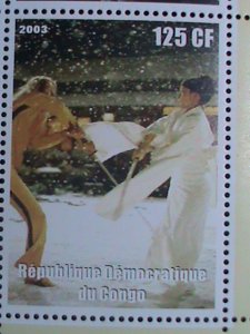 ​CONGO STAMP:2003- KILL BILL- JAPANESE MOVIE MNH SHEET