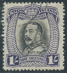 Cook Islands, Sc #97, 1sh Used