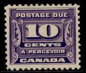 CANADA GV SG D17, 10c violet, M MINT. Cat £30.