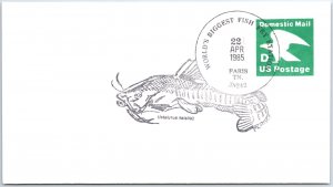 US SPECIAL POSTMARK EVENT COVER WORLD'S BIGGEST FISH FRY STATION PARIS TN 1985 c