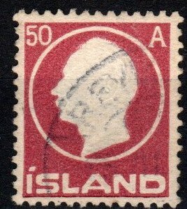 Iceland #95 F-VF Used CV $35.00 (X2338)