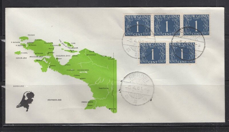 Netherlands New Guinea cover postmark SEROEI (#1)