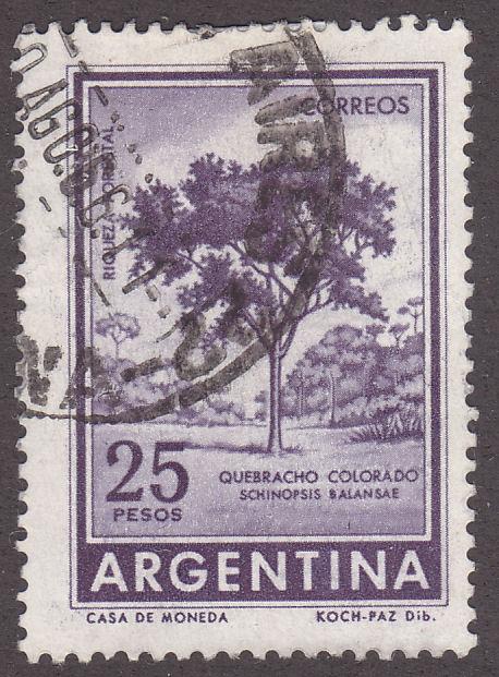 Argentina 702 Red Ouebracno 1966
