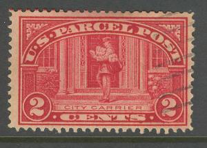 U.S. Q2 used 1913 Parcel Post Stamp, Scott value $1.40