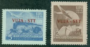 Yugoslavia Trieste B #15-16  Mint VF NH  CV$21.00