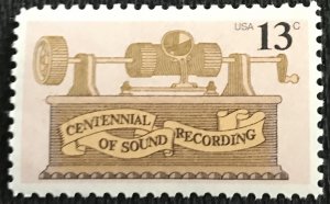 US #1705 MNH Single Sound Recording SCV $.25 L6