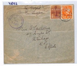 SOUTH AFRICA Forces WW2 Cover *MILITARY POLICE* TOBRUK? 1942 *APO-U-MPK-36* YR92