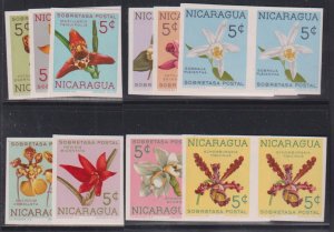 Countries - N- Z - Nicaragua #RA66-75 MintNH VF