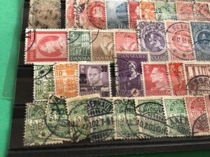 Denmark mounted mint or used stamps A12036