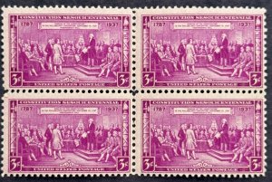 US #798 unused Block of 4