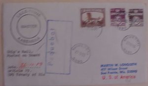 DENMARK UNLISTED PAQUEBOT KVINESDAL 1983