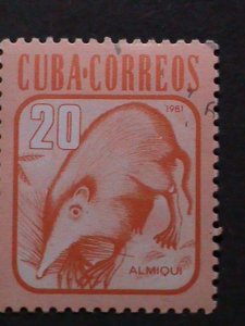 ​CUBA-1981-SC#2460  AIMIQUI MINT VERY FINE-HARD TO FINE WE SHIP TO WORLD WIDE