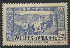 French Andorra + Scott # 58 - MH