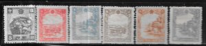Manchukuo #158-163   (MLH) CV. $19.75