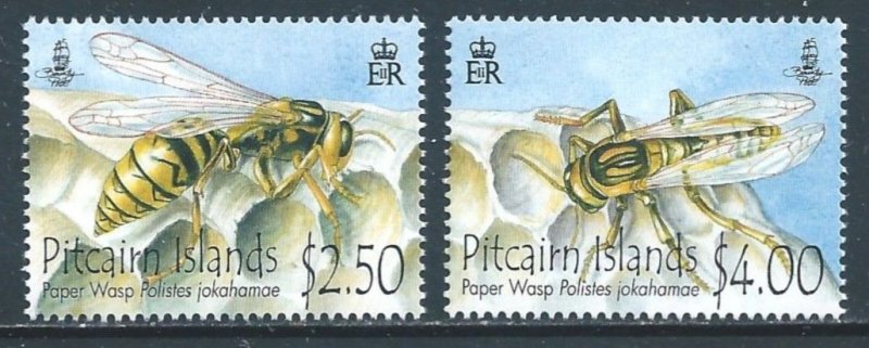 Pitcairn Islands #715-16 NH Paper Wasps