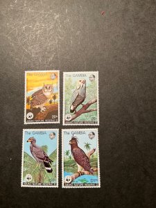 Stamps Gambia Scott# 381-4 never hinged