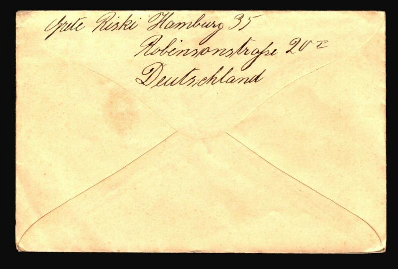 Germany 1916 POW Cover / Censor / Hamburg CDS - Z14481