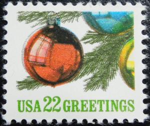 1987 22c Christmas Greetings Scott 2368 Mint NH