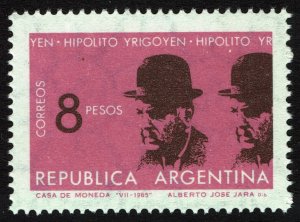 Argentina #779  MNH - President Hipolito Yrigouen (1965)