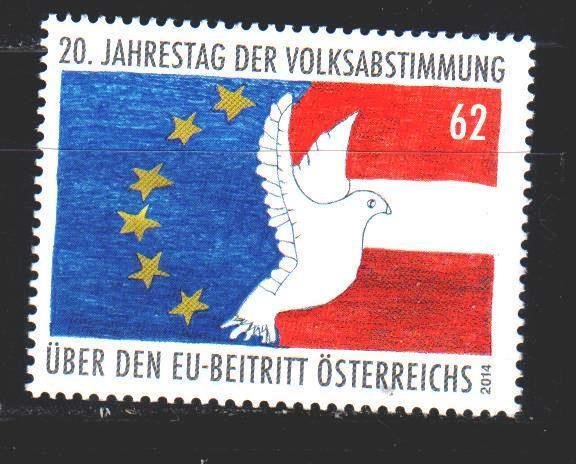 Austria. 2014. 3145. EU plebiscite. MNH.