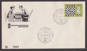 ICELAND - 1972 CHESS CHAMPIONSHIP - FDC