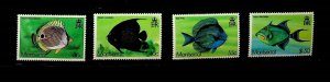 MONTSERRAT Sc 381-4 NH ISSUE OF 1978 - SEA LIFE - Sc$3.60 - (AS24)