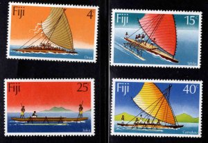 FIJI Scott 380-383 MNH** Canoe stamp set