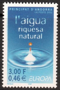 Andorra (French) #536  MNH - Europa (2001)