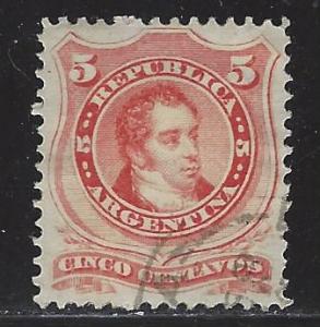 Argentina Scott # 18, used