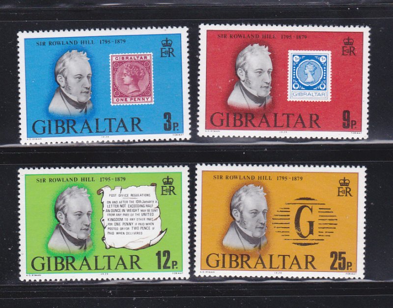 Gibraltar 378-381 Set MNH Roland Hill