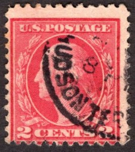 1917, US 2c, Washington, Used, Sc 499