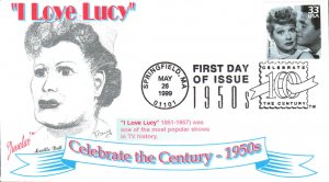 #3187l I Love Lucy Juvelar FDC