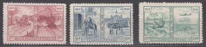 Czechoslovakia Scott #380-382 MH 1949 UPU