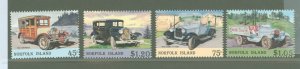 Norfolk Island #569-572  Single (Complete Set) (Cars)