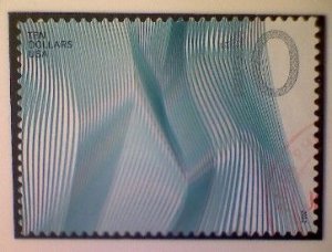 United States, Scott #4720, used(o), 2012, Waves, $10, light and dark blue