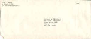 United States Vietnam War Soldier's Free Mail c1967 APO 96375 Headquarters, U...