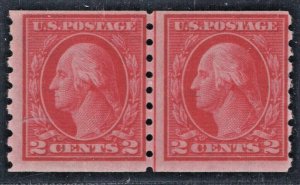 #393 F-VF Mint OG VLH Line Pair SCV. $300 (JH 8/6)