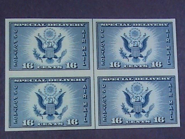 U.S.# 771-MINT VL/HINGED-IAI & NGAI-VERT.LINE BLOCK OF 4-SPECIAL PRINTING-1935