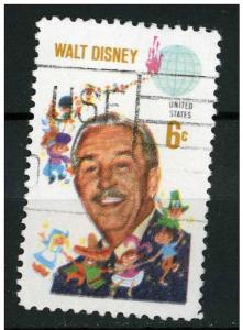 USA 1968 - Scott 1355 used - 6c, Walt Disney 
