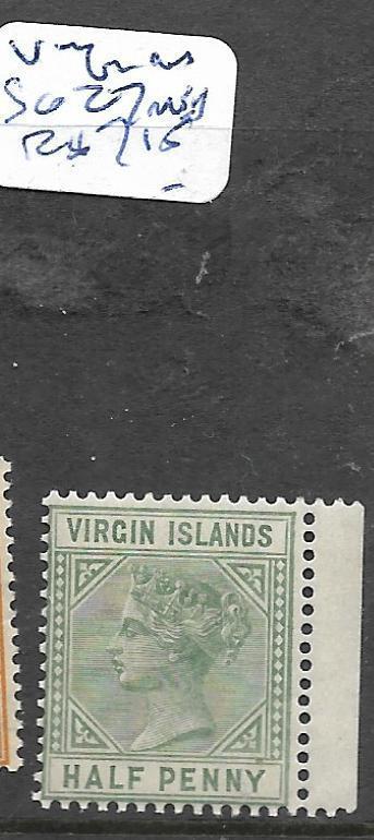 VIRGIN ISLANDS (PP2501B) QV 1/2D SG 27  MNH