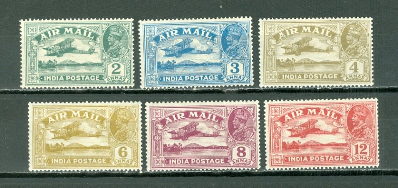 INDIA AIR  #C1-6...SET...MINT...$35.00